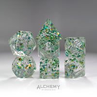 7pc Green Fragments by Alchemy Dice