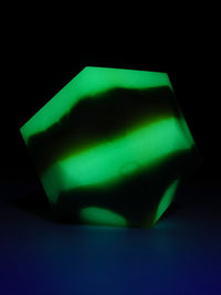 Green/Yellow Glow in the Dark 50mm Silicone D20