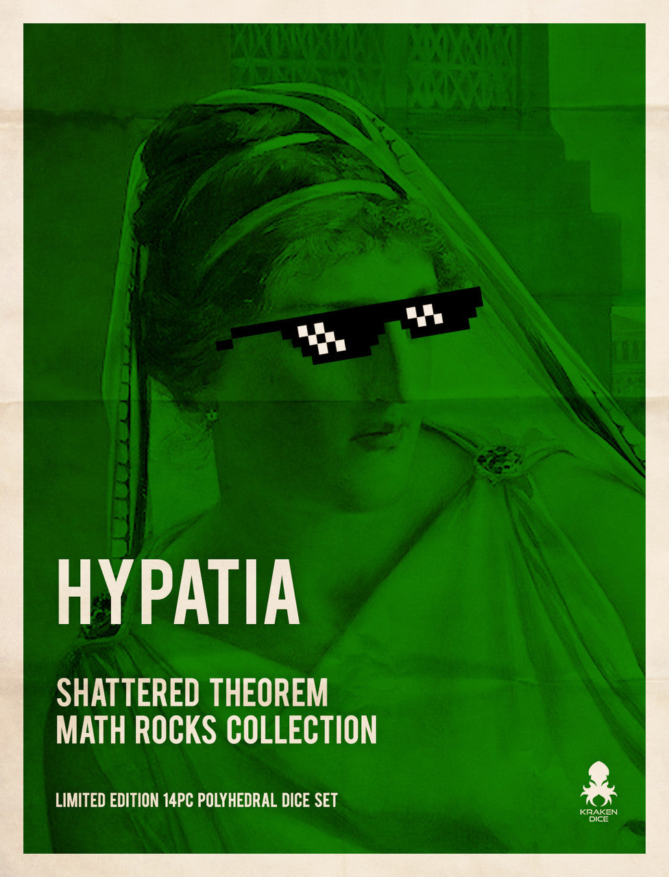 Hypatia: Shattered Theorem 14pc Limited Edition Polyhedral Dice Set
