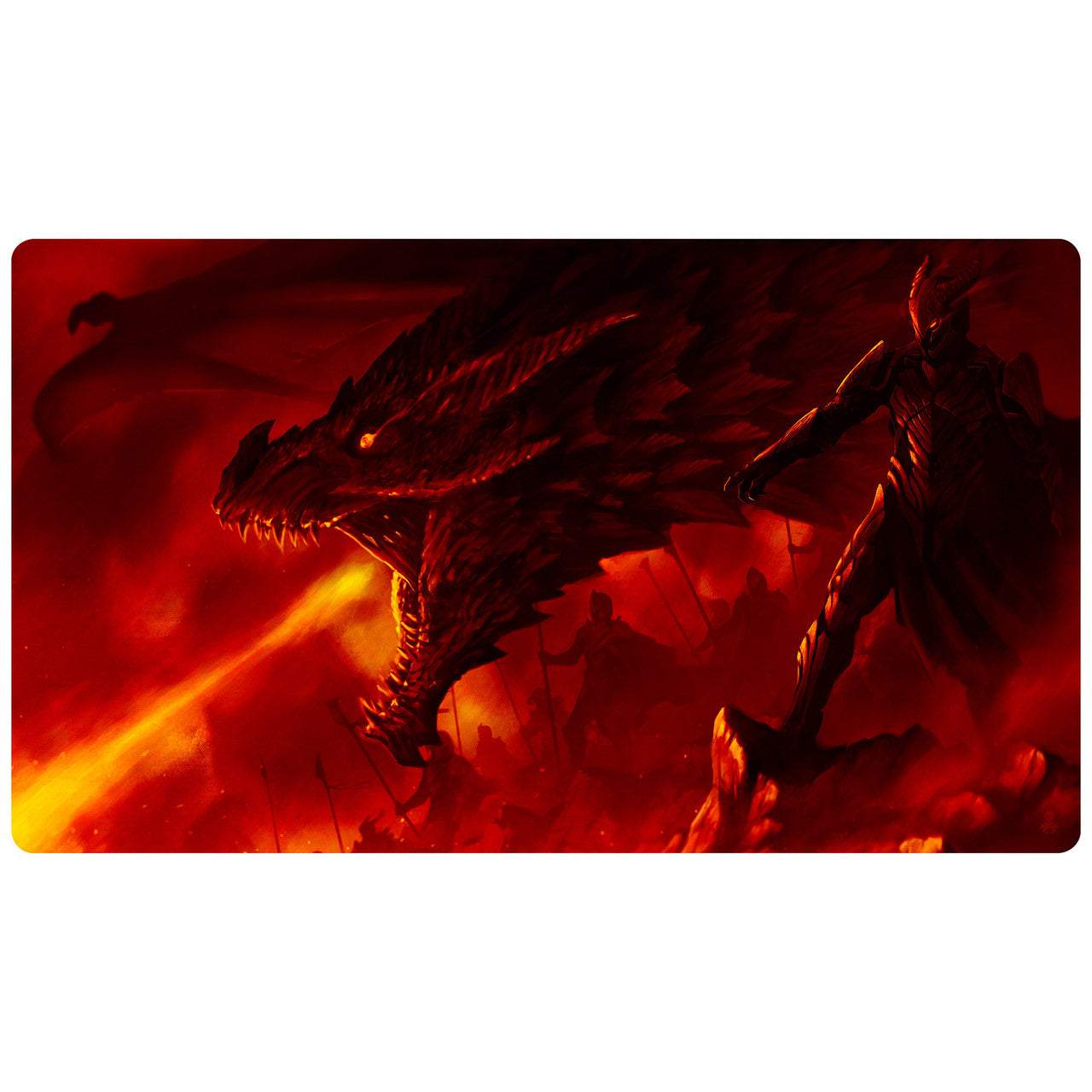 Red Dragons War Playmat