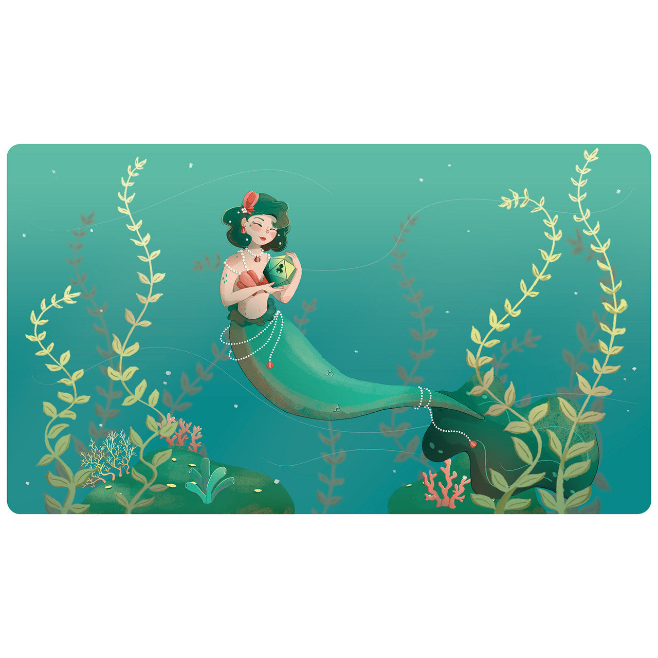 Aqua Haired Mermaid Exclusive Playmat