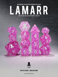 Lamarr: Shattered Theorem 14pc Limited Edition Polyhedral Dice Set