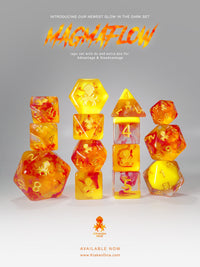 MagmaFlow: Lava Lamp 14pc Limited Edition Dice Set