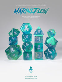 MarineFlow: Lava Lamp 14pc Limited Edition Dice Set