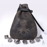 Medium Dice Bag In Old World Leather