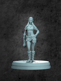 Karma (Elf Female) Miniature for Tabletop RPGs