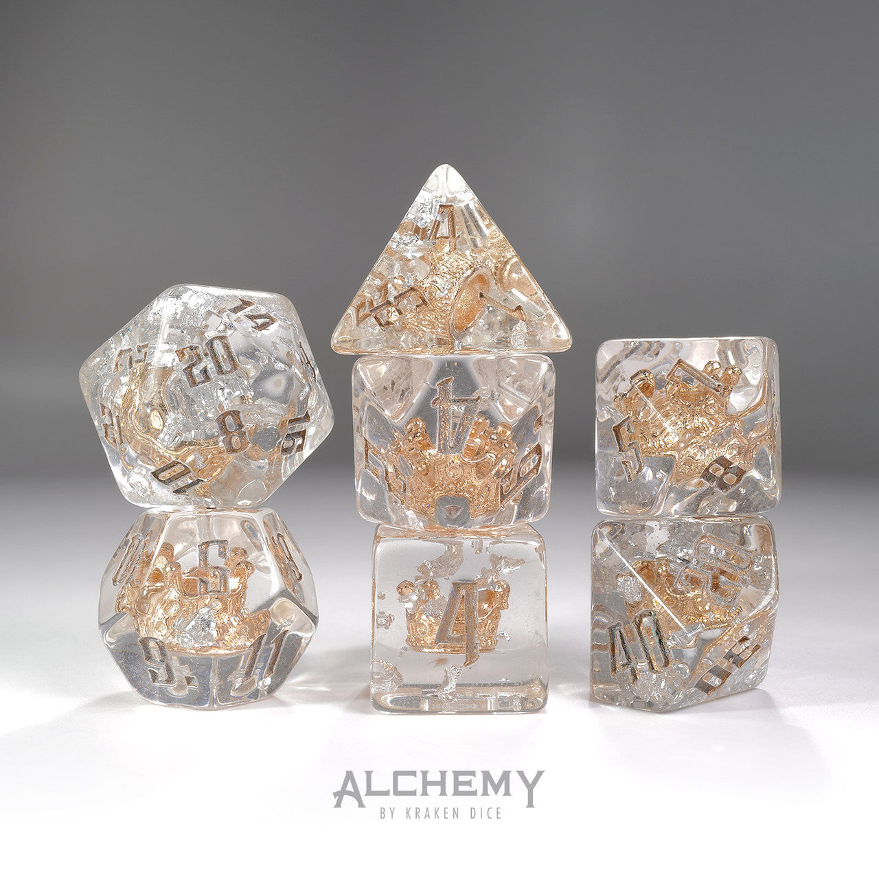 7pc Moonlit Crown with Copper Ink by Alchemy Dice