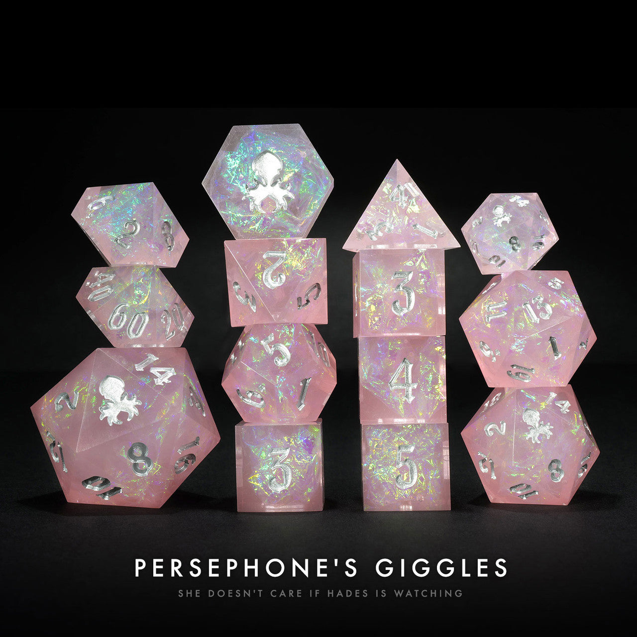 Persephone's Giggles: Kraken Lux 14pc Sharp Edge Dice