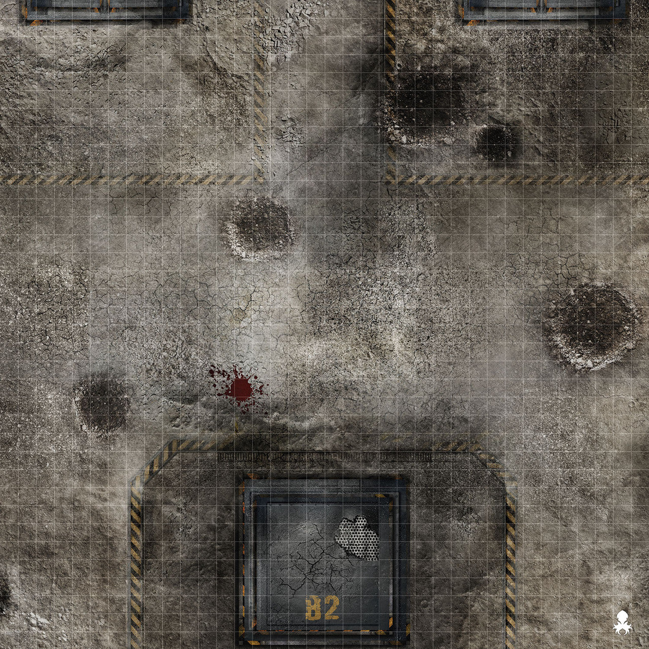 Kraken Dice RPG Encounter Map Quick Mat- Battle Zone 36"x36"