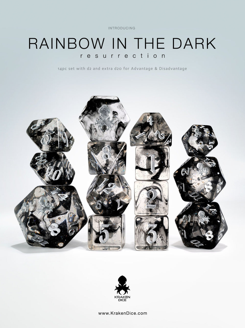 Rainbow in the Dark: Resurrection 14pc Dice Set