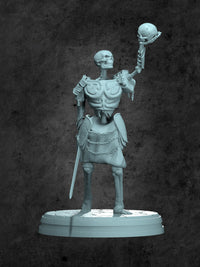 Skeleton Leader Miniature for Tabletop RPGs
