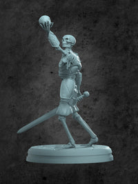 Skeleton Leader Miniature for Tabletop RPGs
