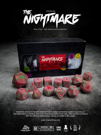 The Nightmare 14pc Horror Themed Dice Set