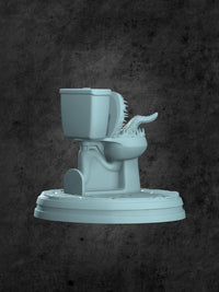 Mimic Bathroom Throne Miniature for Tabletop RPGs