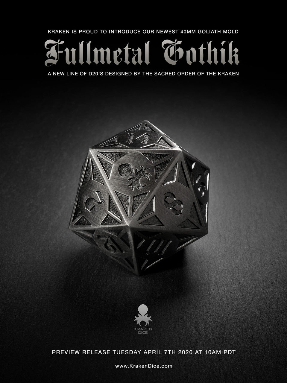 Fullmetal Gothik Steel Goliath single D20