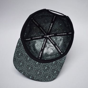 Kraken Logo Grey Silhouette  Snapback Lifestyle Hat