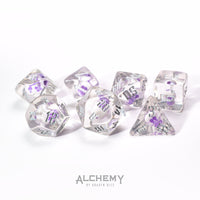 Lich's Phylactery: Amethyst Skulls with Silver Ink