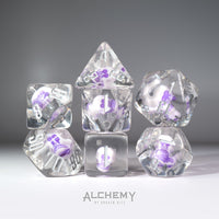 Lich's Phylactery: Amethyst Skulls with Silver Ink