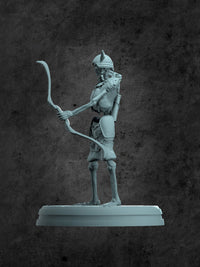 Skeleton Archer Miniature for Tabletop RPGs