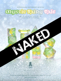 Mystic Fairy Tale Naked 14pc Dice Set With Kraken Logo